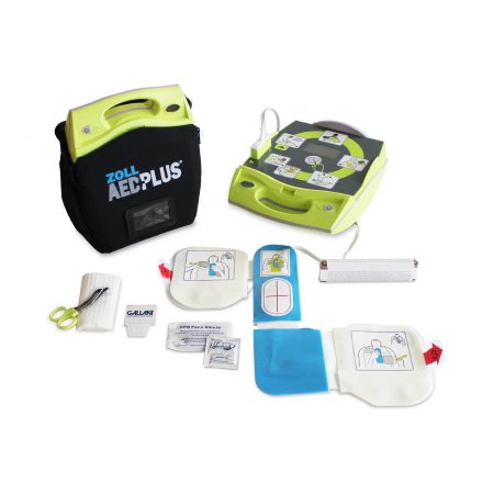 Defibrillator AED Unit Semi - Automatic AED Plus® Electrode Pads Contact by Zoll Medical, Inc.  ID 22800810102011010
